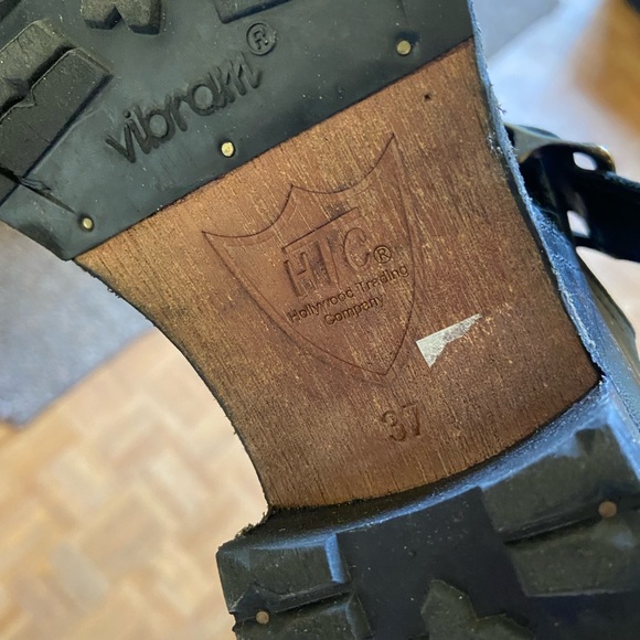 Hollywood threading company real leather studded boots - Picture 3 of 3